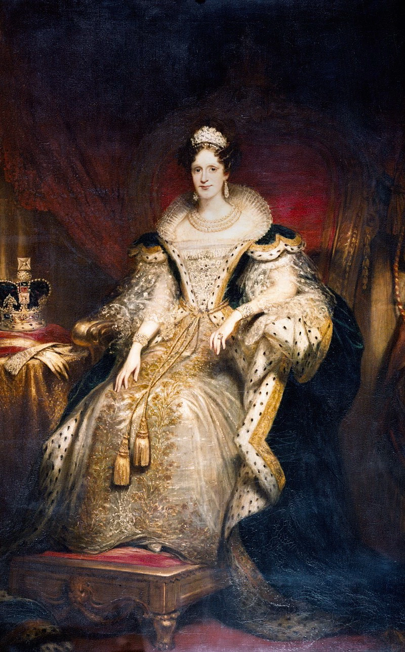 Ritratto della regina Adelaide of Saxe - Meiningen, Parliamentary Art Collection, William Beechey